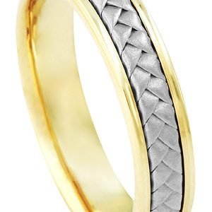 14KT Gold Handcrafted Band 5.5mm