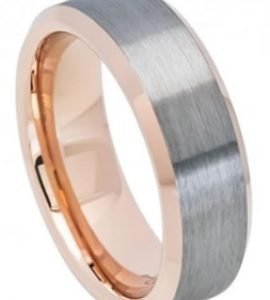 Tungsten Band Gun Metal Finish 8mm