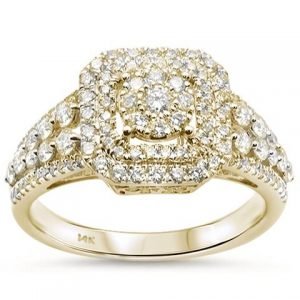 .83ct 14K White Gold Diamond Engagement Ring